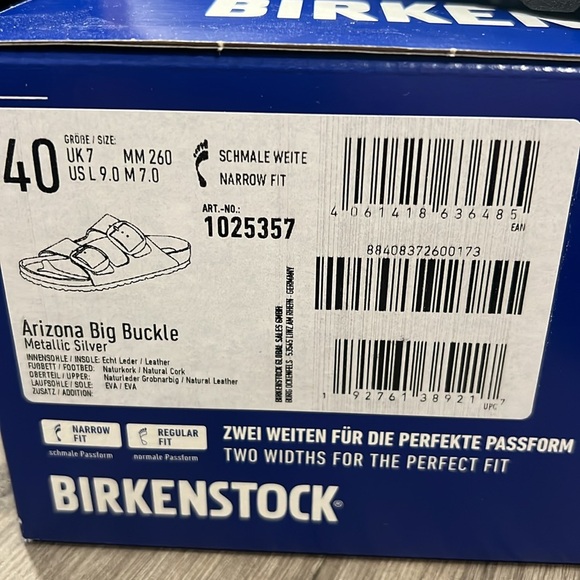 Birkenstock Arizona Big Buckle in metallic silver - Picture 3 of 15